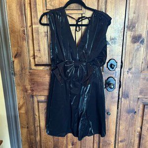 Black Party Dress Bow M